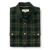 Duck Head | LS Corduroy Snap Shirt in Pine Grove