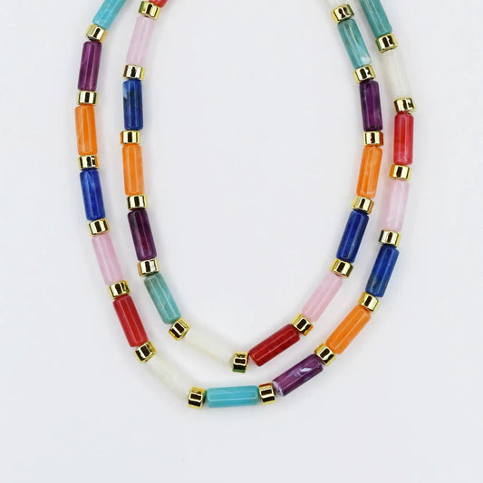 Electric Candy Bar Chic Necklace