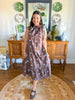 Brown Sugar Halter Dot Dress