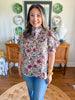 Mulberry Floral Top