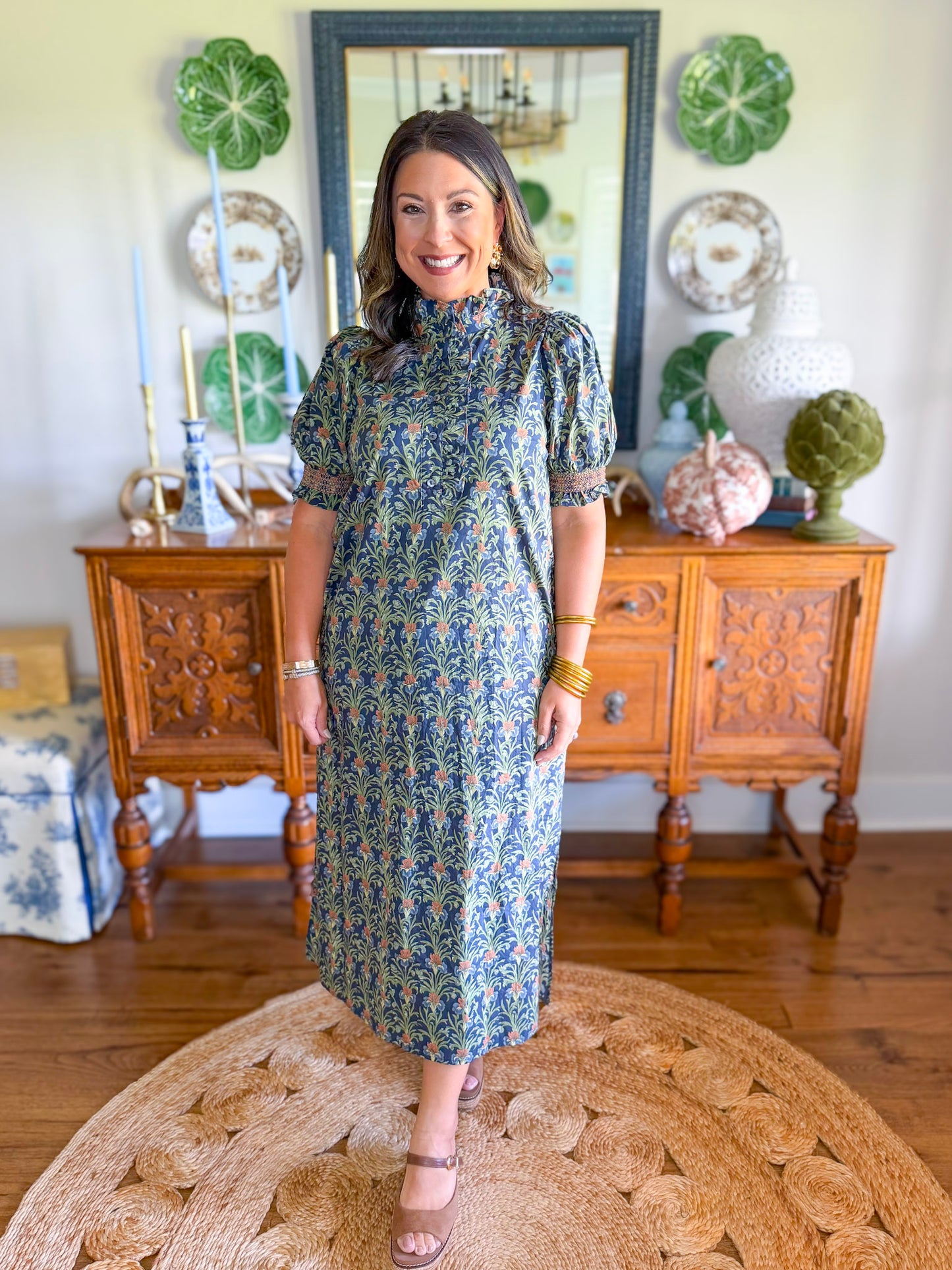 The Maisie Floral Midi Dress