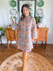 Heart of Grace | Eloise Mini Caftan in Heatherwood Linen
