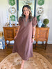 Brownstone Eyelet Midi Dress