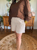Adrienne | Faye Shorts in Biscuit Gingham