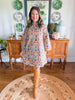 Heart of Grace | Eloise Mini Caftan in Heatherwood Linen
