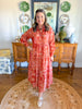 Cinnamon Paisley Dress