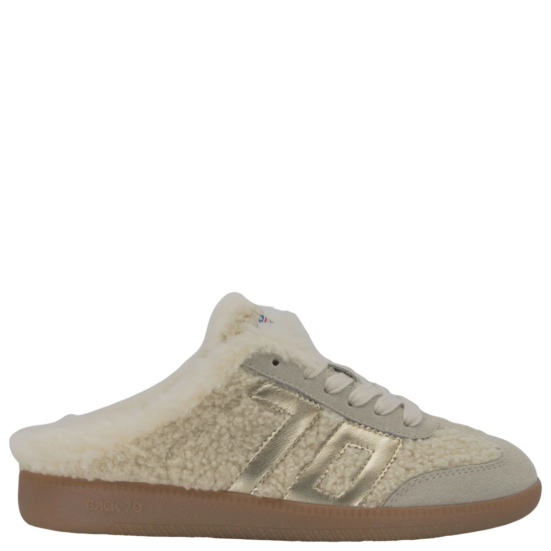 Back 70 EASTER FL in BUTTER GOLD Backless Sneakers