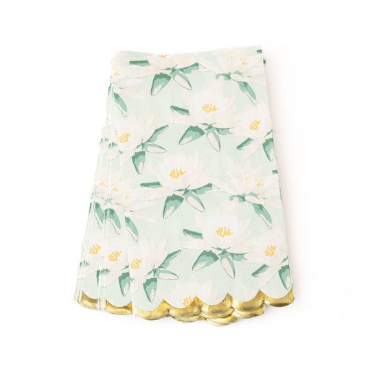 Magnolia Mint Paper Guest Towel Pack