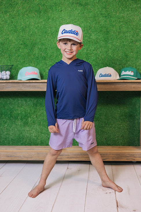 Caddie | Youth Driver Hoodie in Navy