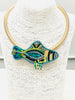 Sassy Fish Necklace in Blue/Green