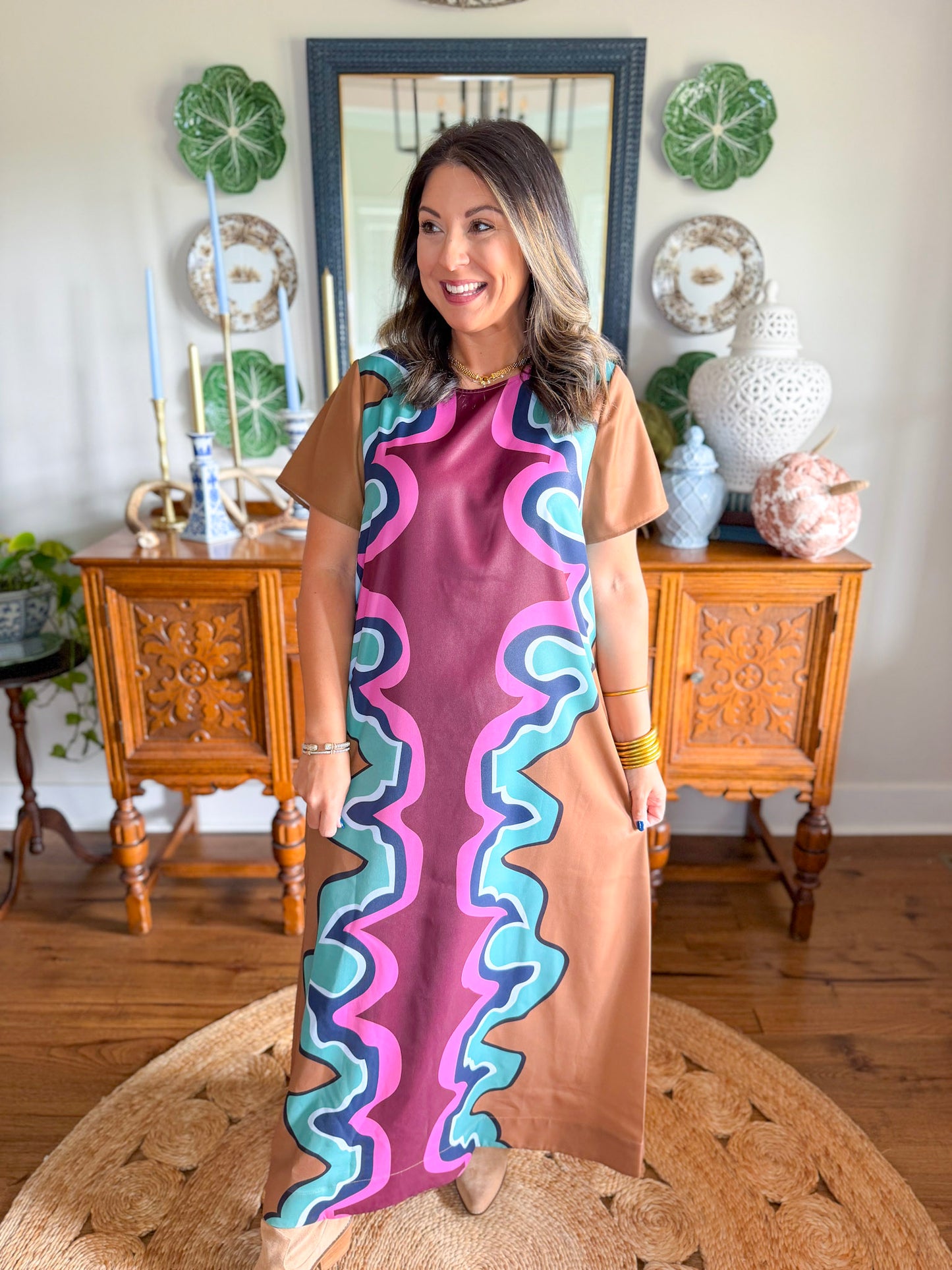 Crosby | Coco Dress in Serpentine