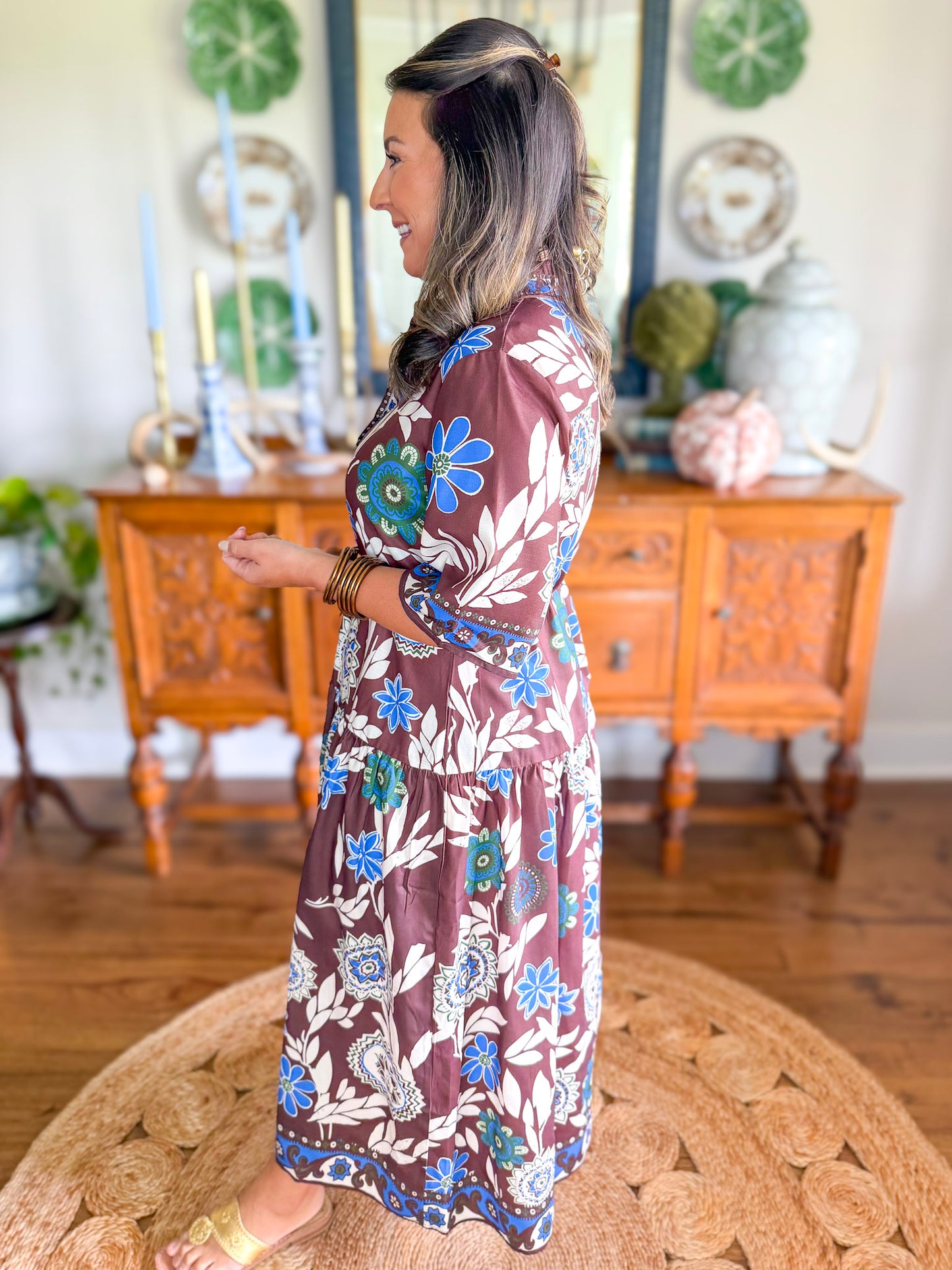 Westbury Garden Maxi Caftan