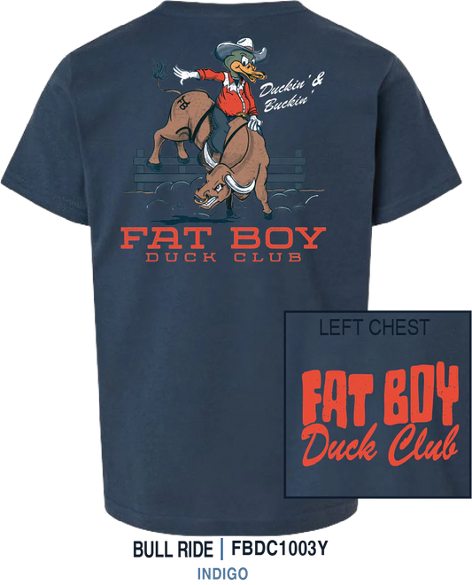 Riverbed Threads | Youth Fat Boy Duckin' & Buckin" T-Shirt