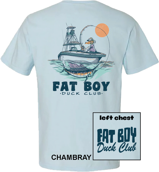 Riverbed Threads | Youth Fat Boy Duck Club Boat T-Shirt