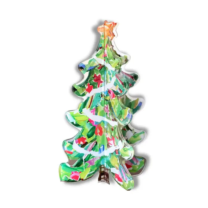 Lauren Dunn Sparkle Plenty 3-D Acrylic Christmas Tree
