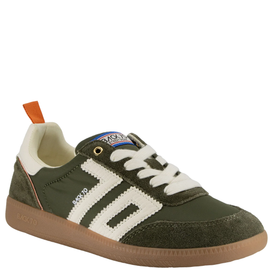 Back 70 Ghost in Olive Orange Milk Sneakers