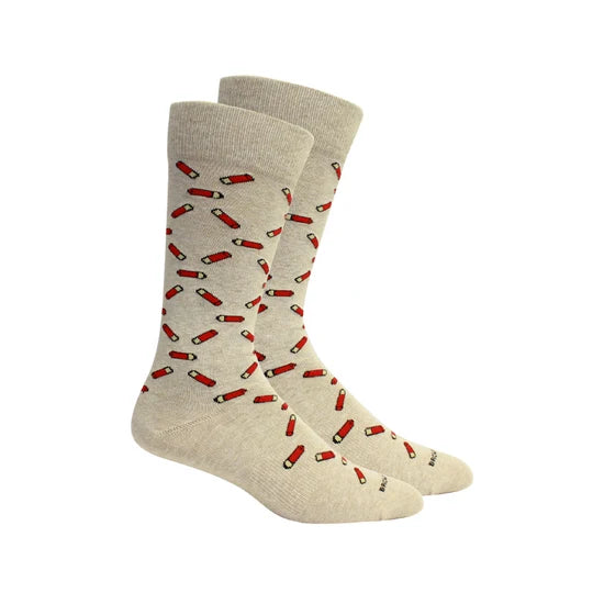 Brown Dog | High Brass Socks in Oatmeal