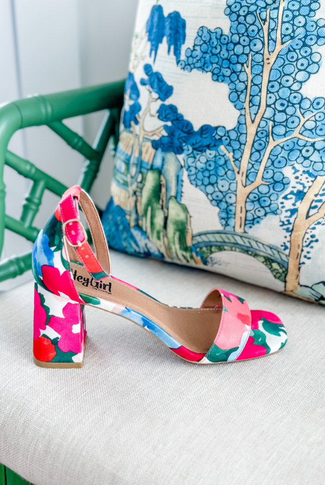 Corkys Floral Heels Plantation 59