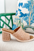 OTBT Bravura Raffia Heeled Sandal