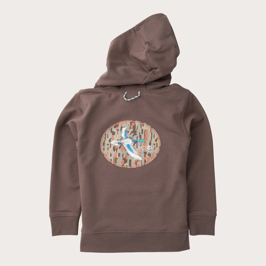 Prodoh | Boys' Spinnerbait Hooded Sweatshirt in Coffee Quartz