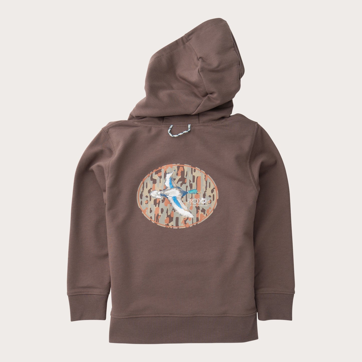 Prodoh | Boys' Spinnerbait Hooded Sweatshirt in Coffee Quartz