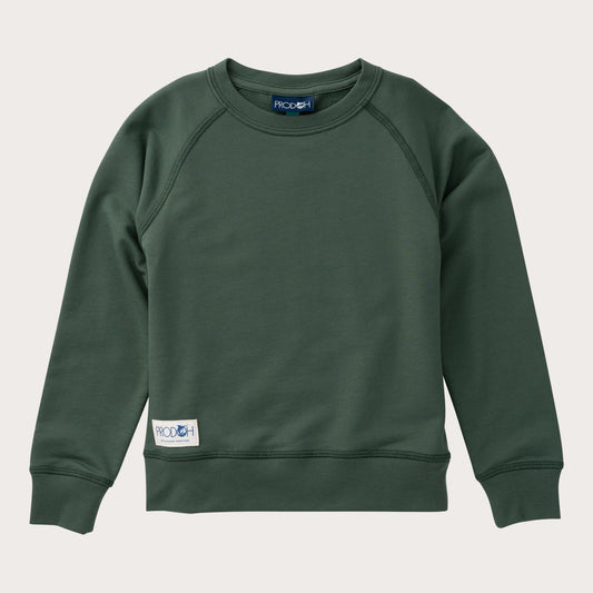 Prodoh | Boys' Crew Control Sweatshirt in Camping Green