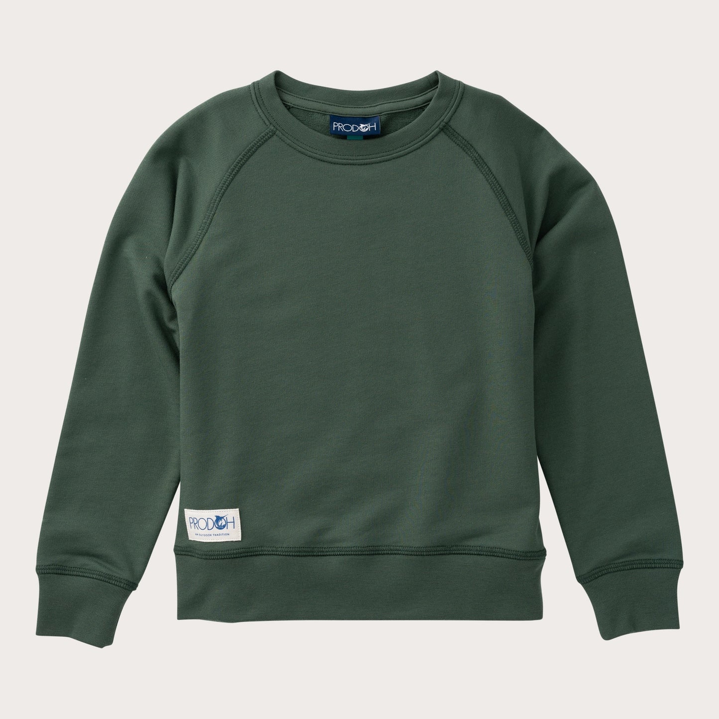 Prodoh | Boys' Crew Control Sweatshirt in Camping Green
