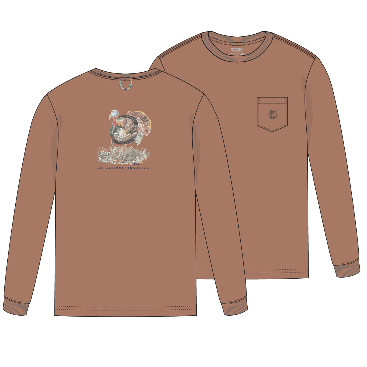 Prodoh | Boys' Long Sleeve Turkey Cotton T-Shirt
