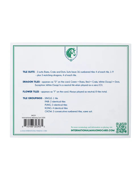 International Mahjong Card