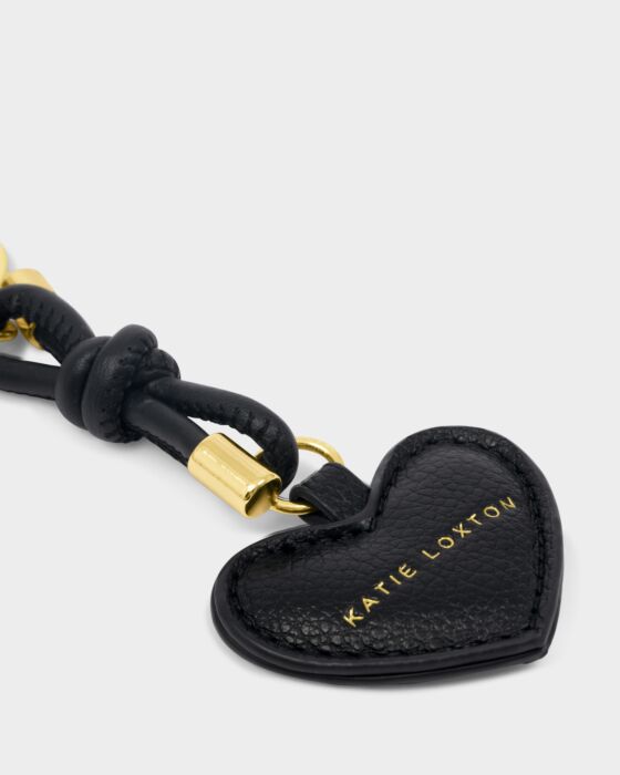 Katie Loxton | Key to my Heart Gift Boxed Keyring in Black
