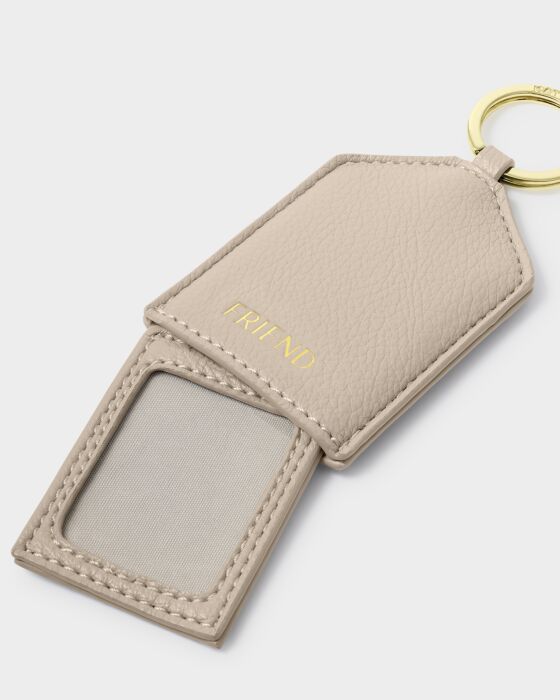 Katie Loxton | Boxed Photo Keychain in Oyster - Friend