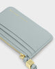 Katie Loxton | Gift Boxed Suedette Coin & Card Holder in Duck Egg Blue