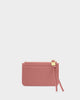 Katie Loxton | Gift Boxed Suedette Coin & Card Holder in Raspberry Pink