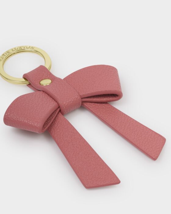 Katie Loxton | Boxed Bow Keychain in Raspberry Pink