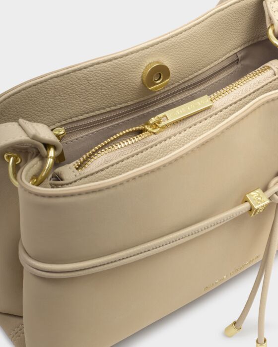 Katie Loxton | Lori Suedette Crossbody Bag in Desert Tan