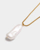 Katie Loxton | Pearl Lustre Waterproof Gold Lariat Necklace