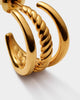 Katie Loxton | Laia Waterproof Gold Illusion Hoop Earrings