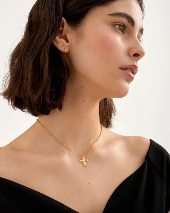 Katie Loxton | Cross Waterproof Gold Necklace