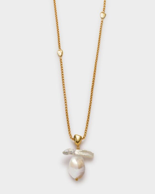 Katie Loxton | Sol Pearl Waterproof Gold Necklace