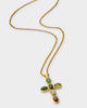 Katie Loxton | Green Agate Cross Necklace