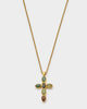 Katie Loxton | Green Agate Cross Necklace