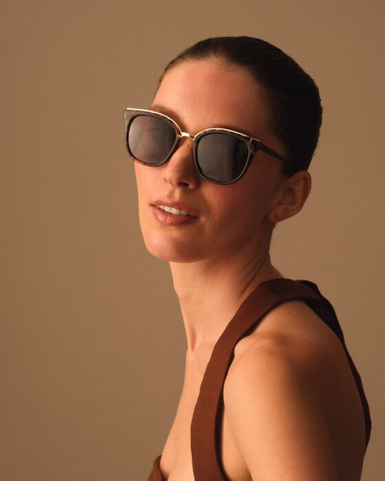 Katie Loxton | Provence Soft Square Sunglasses in Tortoiseshell