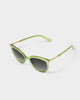 Katie Loxton | Ravello Round Sunglasses in Green