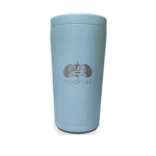 Toadfish | Non-Tipping Universal Can Cooler in Light Blue