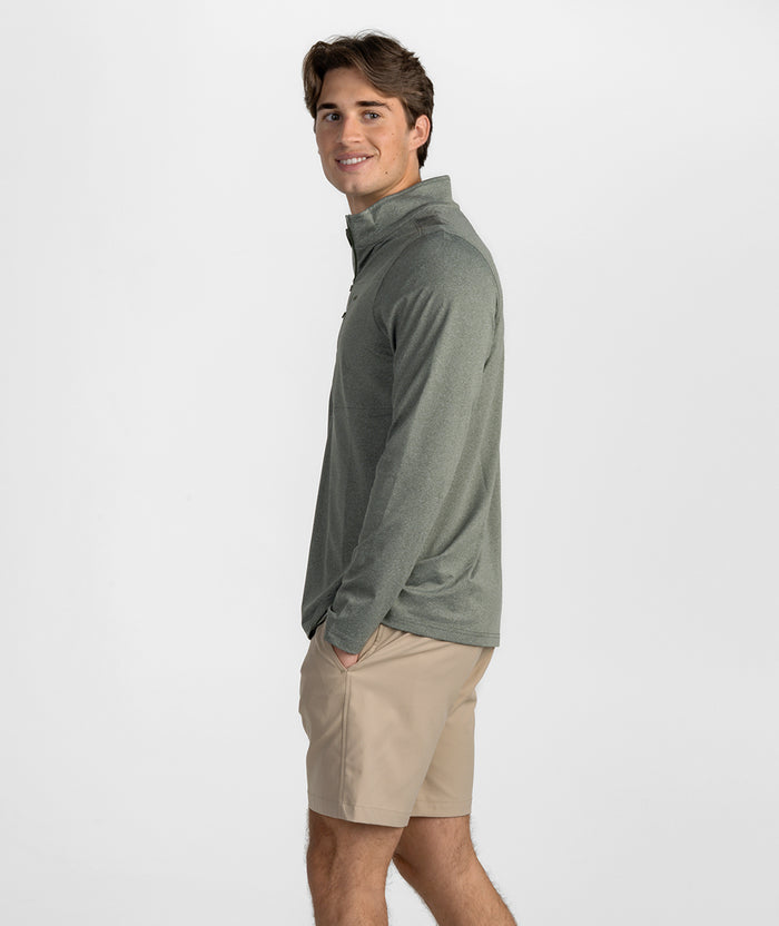 Southern Shirt | Cart Club Performance Pullover in Thyme