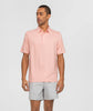 Southern Shirt Company | Heather Madison Stripe Polo in Flamingo