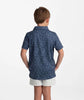 Southern Shirt | Boys Uplands Unleashed Printed Polo in Midnight Navy