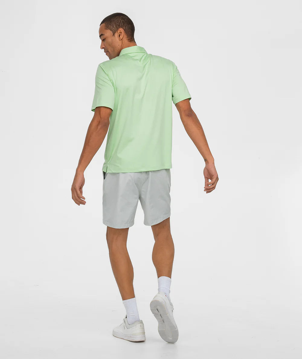 Southern Shirt Company | Grayton Heather Polo in Vapor Green