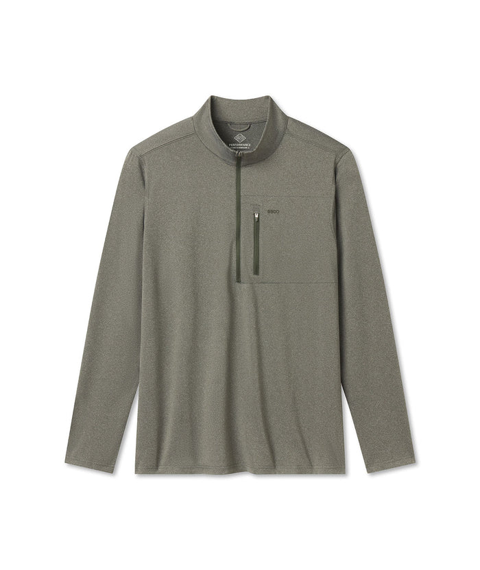 Southern Shirt | Cart Club Performance Pullover in Thyme