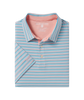 Southern Shirt Company | Grant Stripe Polo in Island Coral